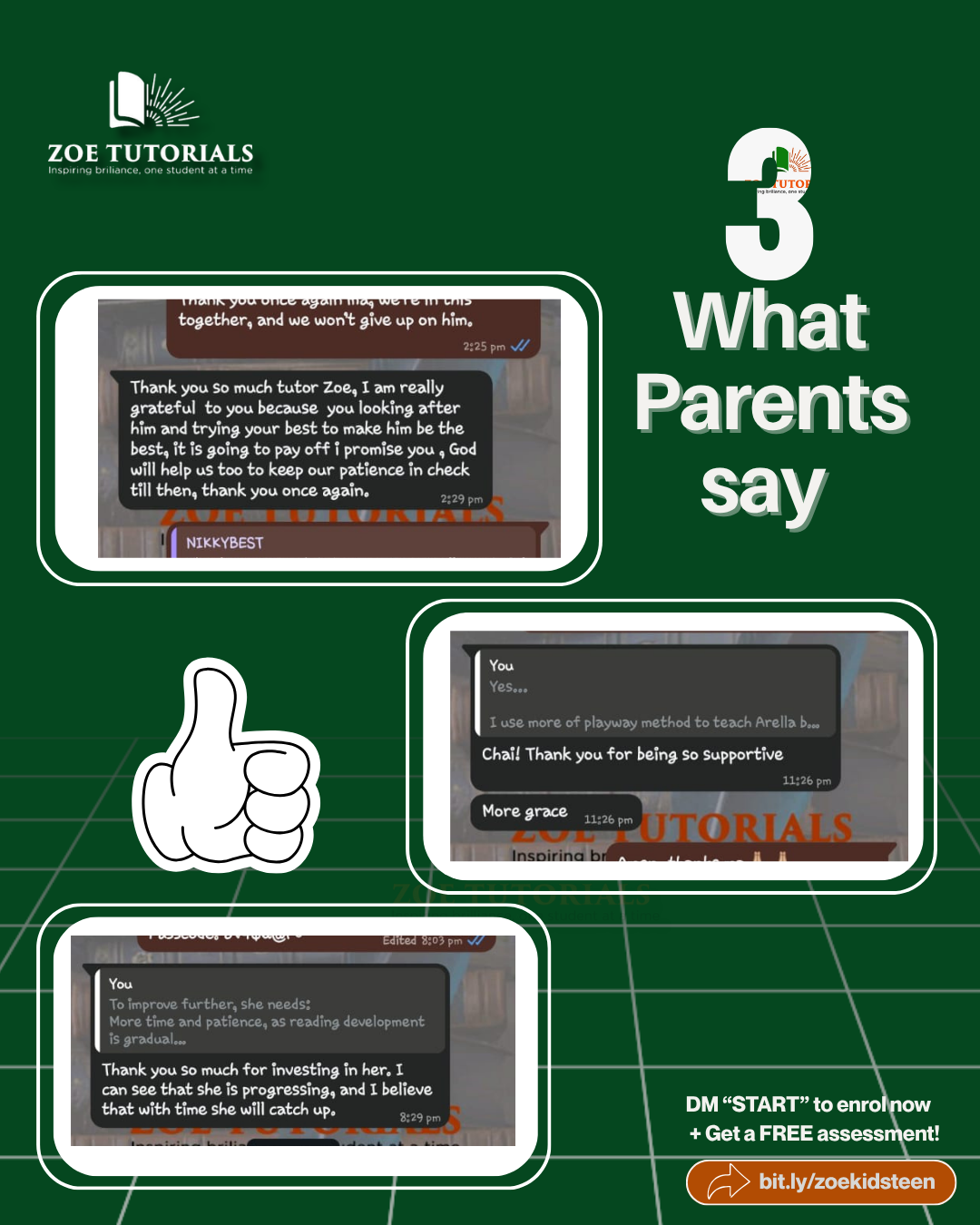 Parent testimonial 3